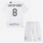 Günstige Fußballtrikots AC Mailand Loftus-Cheek 8 Kinder Auswärtstrikot 2023-24 Kurzarm